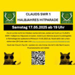 Claud`s SWR1 Halbzeitparty